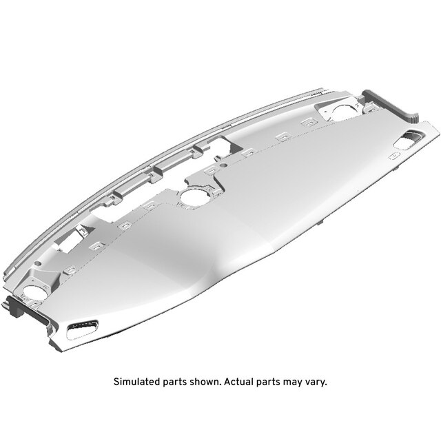GM Genuine Parts Jet Black Instrument Panel Upper Trim Panel