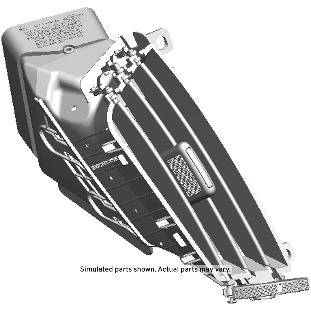 GM Genuine Parts Cocoa Driver Side Center Instrument Panel Air Outlet