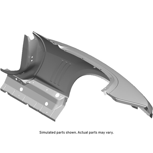 GM Genuine Parts Passenger Side Outer Quarter Panel
