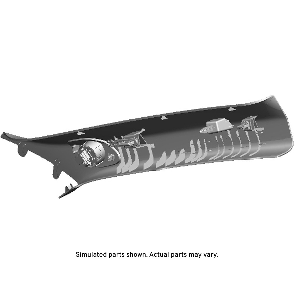 GM Genuine Parts Light Neutral Driver Side Windshield Garnish Molding