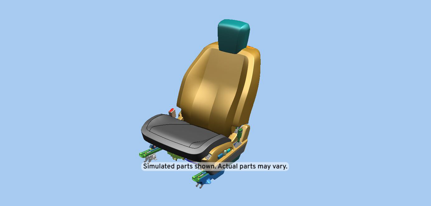 GM Genuine Parts Light Titanium Driver Seat