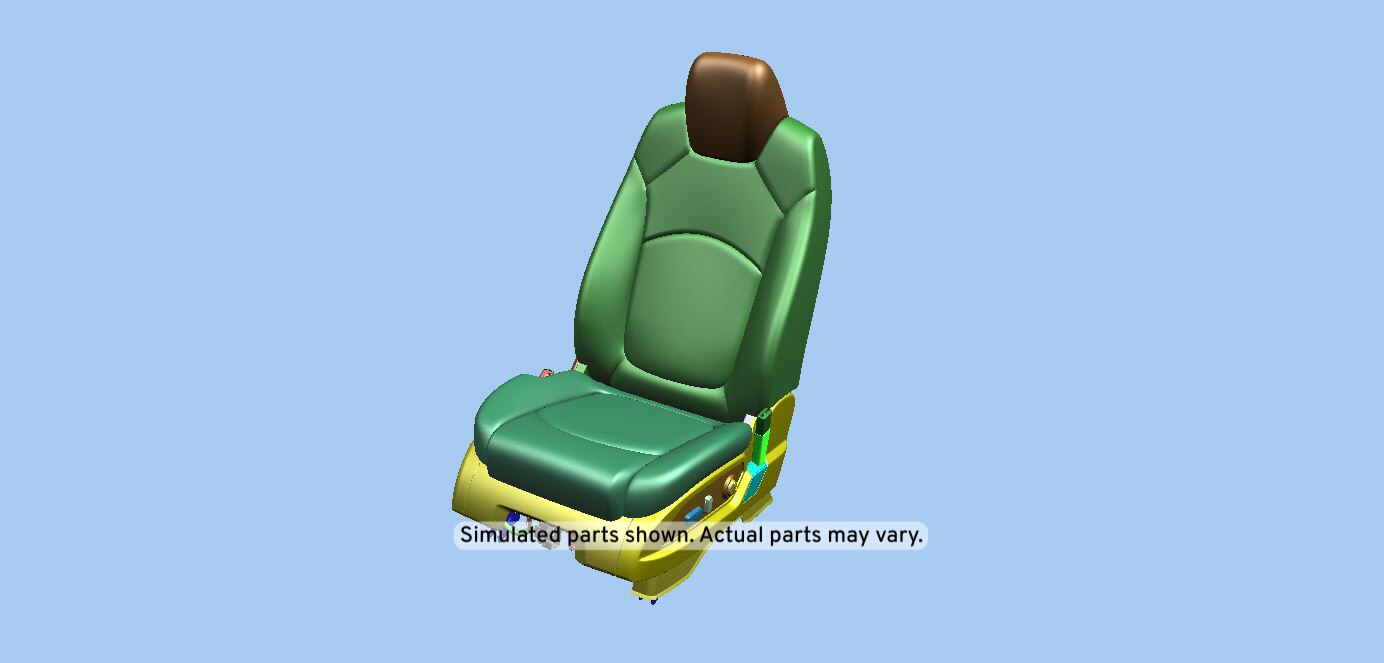 GM Genuine Parts Ebony Driver Seat