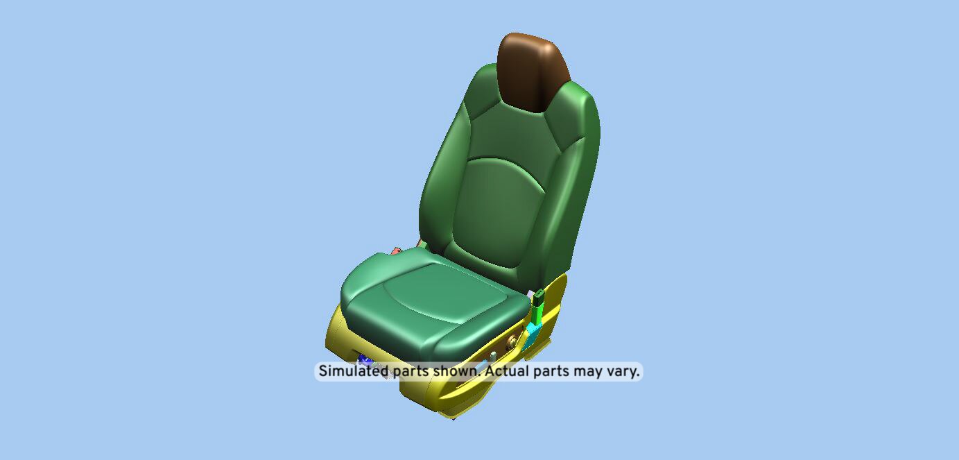 GM Genuine Parts Light Cashmere Driver Seat