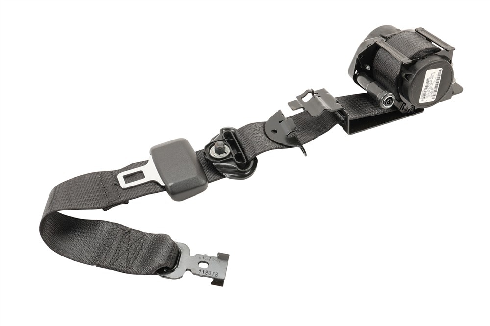 GM Genuine Parts Jet Black Passenger Side Front Seat Belt with Retractor