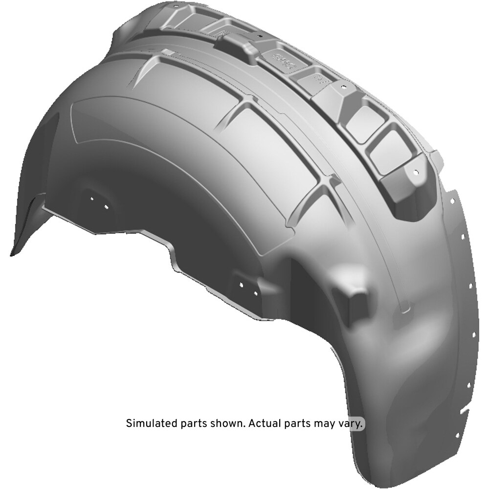 GM Genuine Parts Passenger Side Rear Wheelhouse Liner