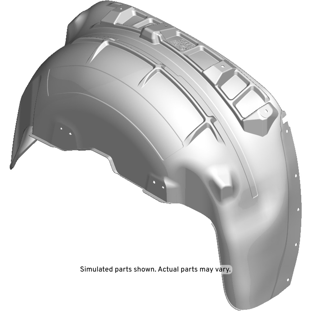 GM Genuine Parts Passenger Side Rear Wheelhouse Liner