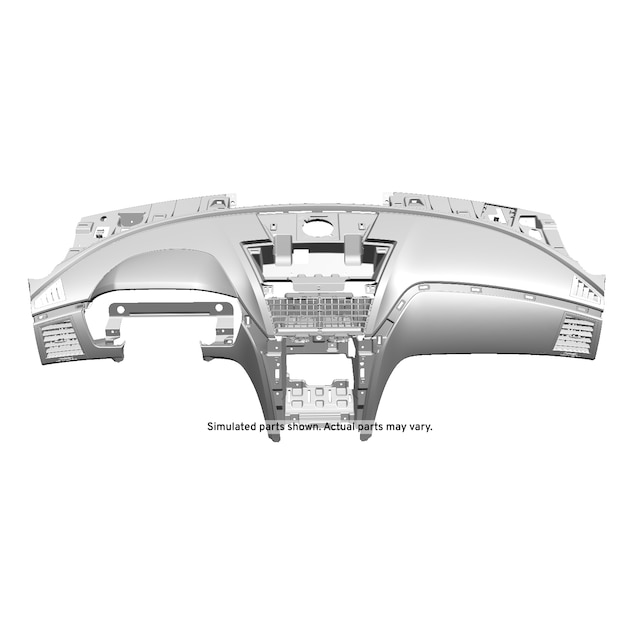 GM Genuine Parts Ebony Instrument Panel Trim Pad