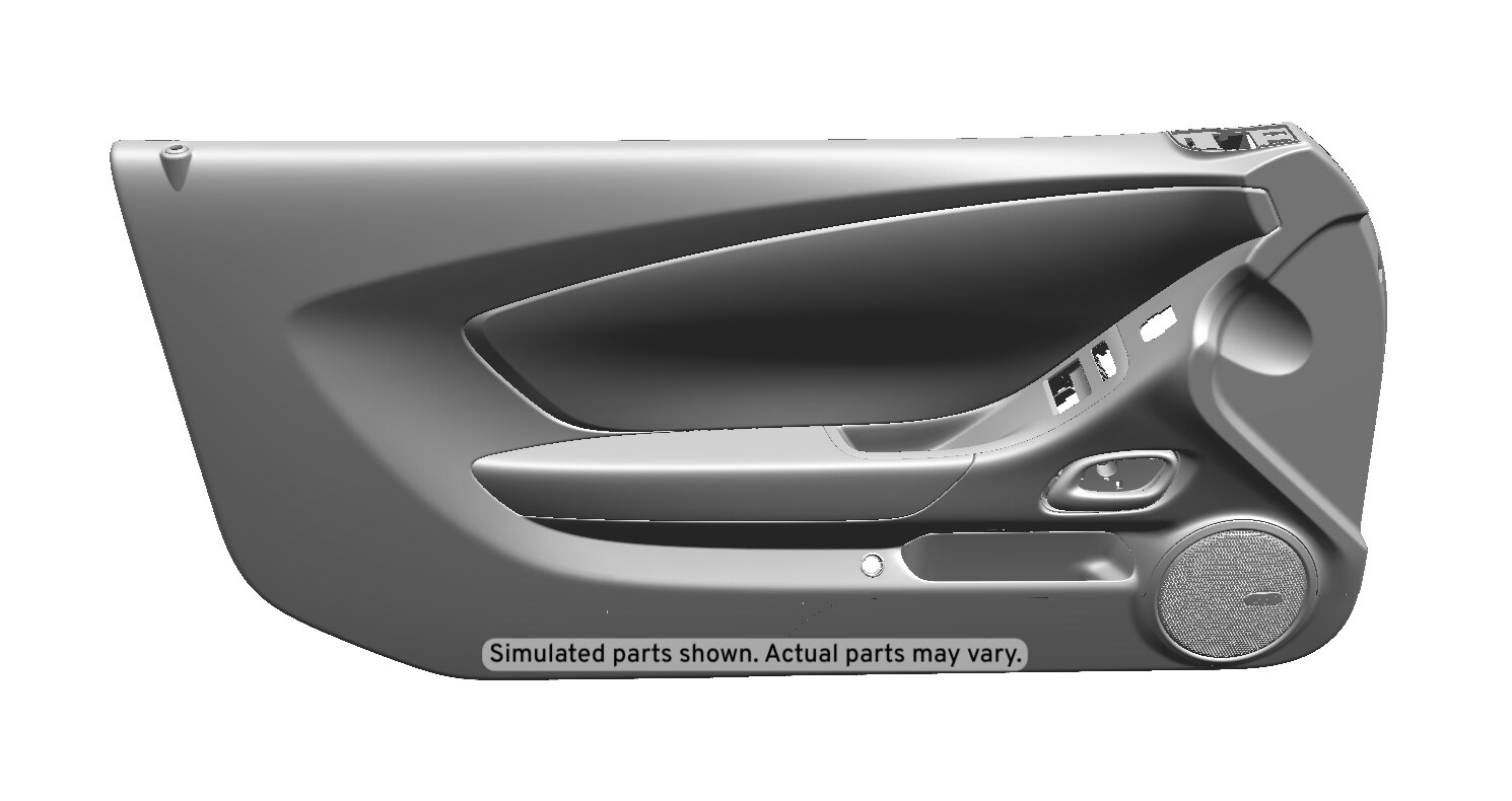 GM Genuine Parts Light Neutral Front Driver Side Door Trim