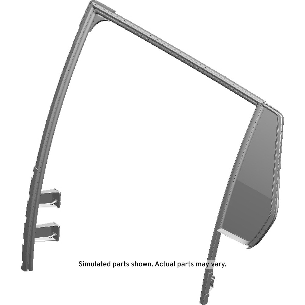 GM Genuine Parts Rear Driver Side Door Window Glass Run Channel