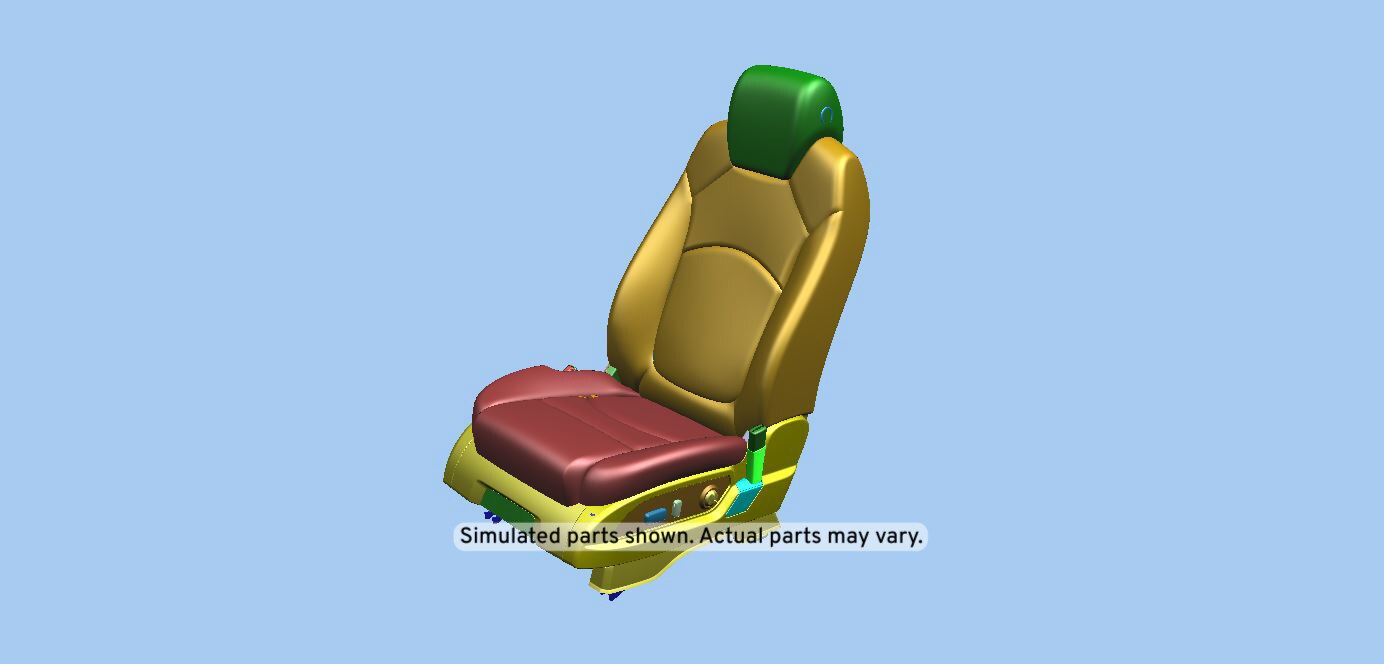 GM Genuine Parts Choccachino Driver Seat