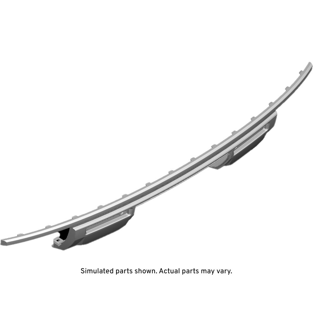 GM Genuine Parts Galvano Silver Rear Bumper Fascia Applique