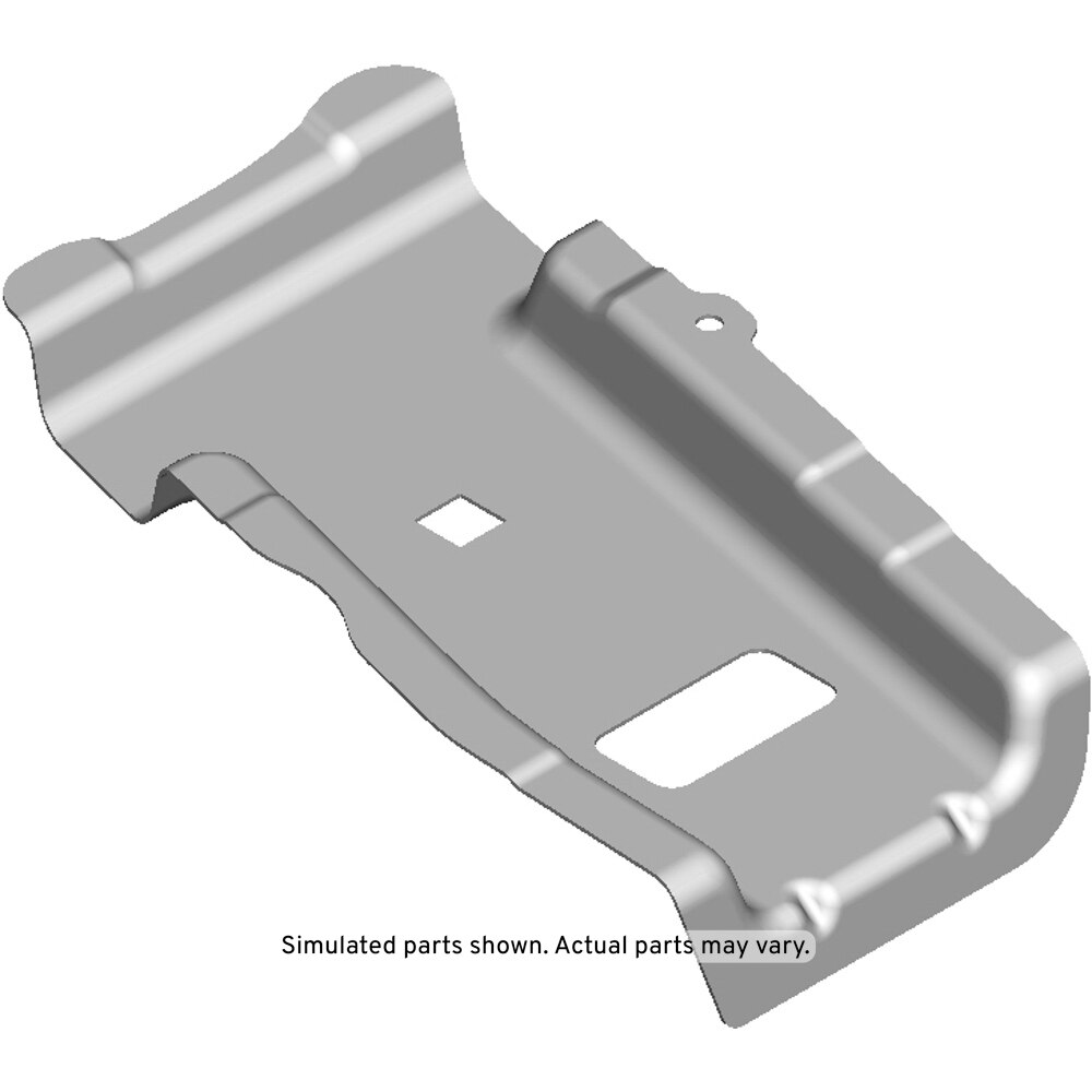 GM Genuine Parts Passenger Side Rear Floor Panel Reinforcement