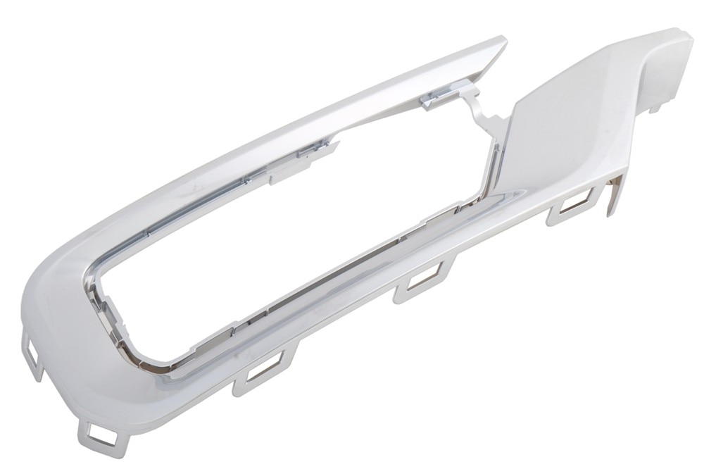 GM Genuine Parts Galvano Silver Front Passenger Side Bumper Fascia Outer Molding