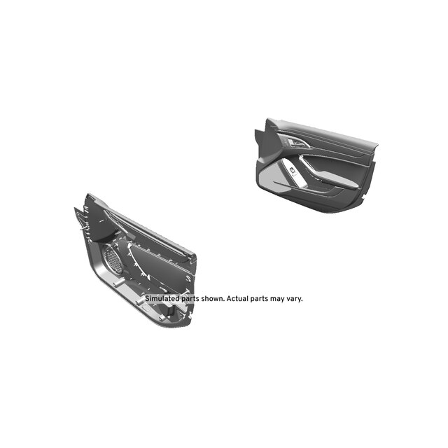 GM Genuine Parts Light Titanium Front Passenger Side Door Trim