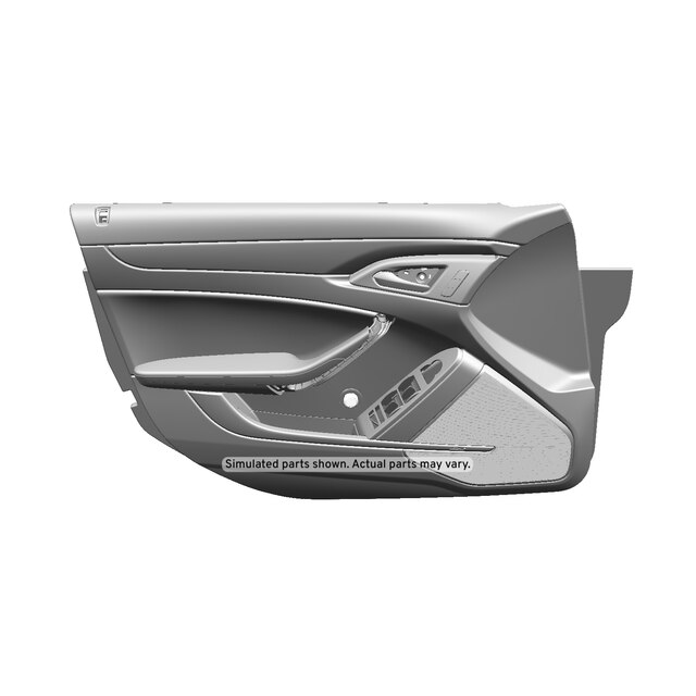 GM Genuine Parts Jet Black Front Driver Side Door Trim