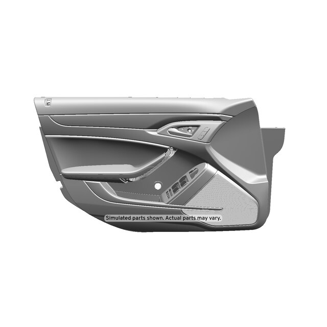 GM Genuine Parts Ebony Front Driver Side Door Trim