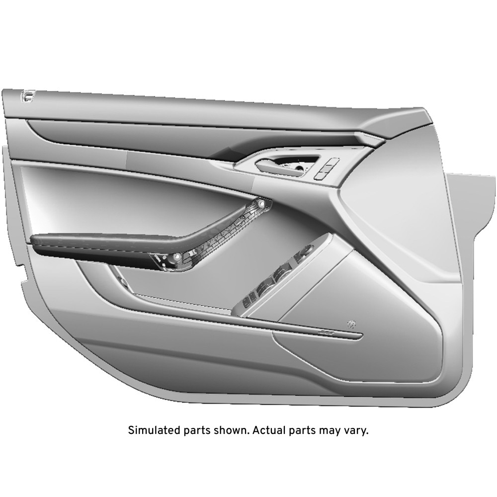 GM Genuine Parts Light Cashmere Front Driver Side Door Trim
