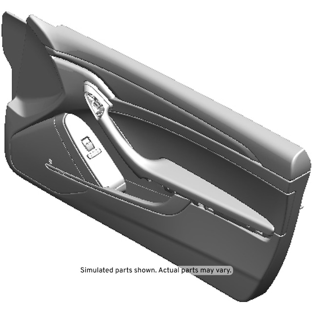 GM Genuine Parts Saffron Front Passenger Side Door Trim