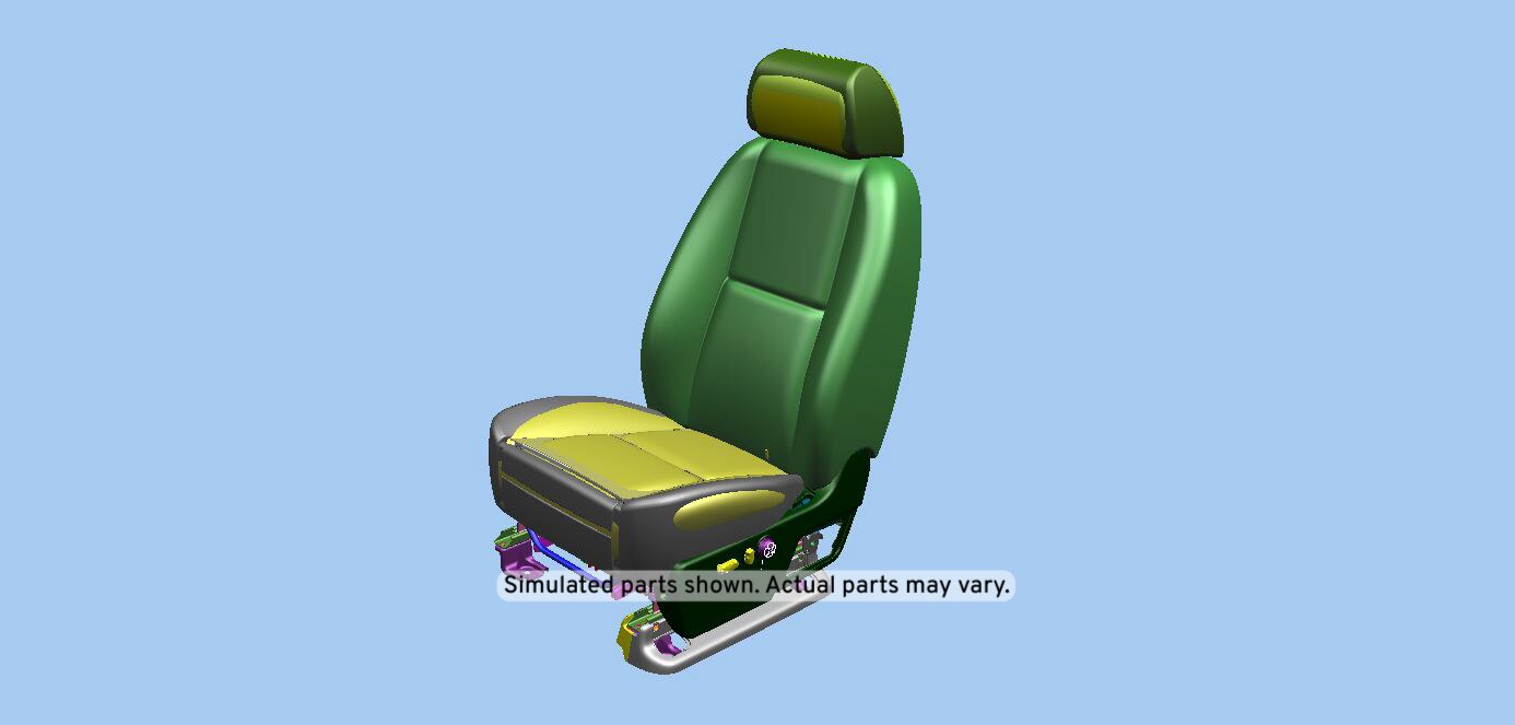 GM Genuine Parts Light Titanium Driver Seat