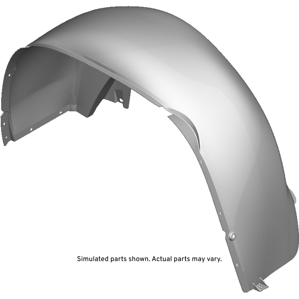 GM Genuine Parts Rear Driver Side Wheelhouse Liner with Nut
