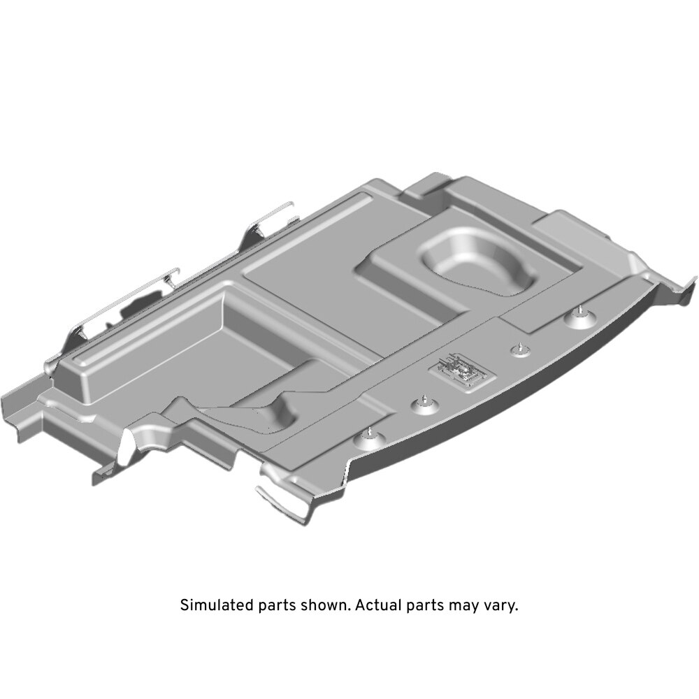 GM Genuine Parts Black Diamond Rear Window Panel Stowage Compartment Cover