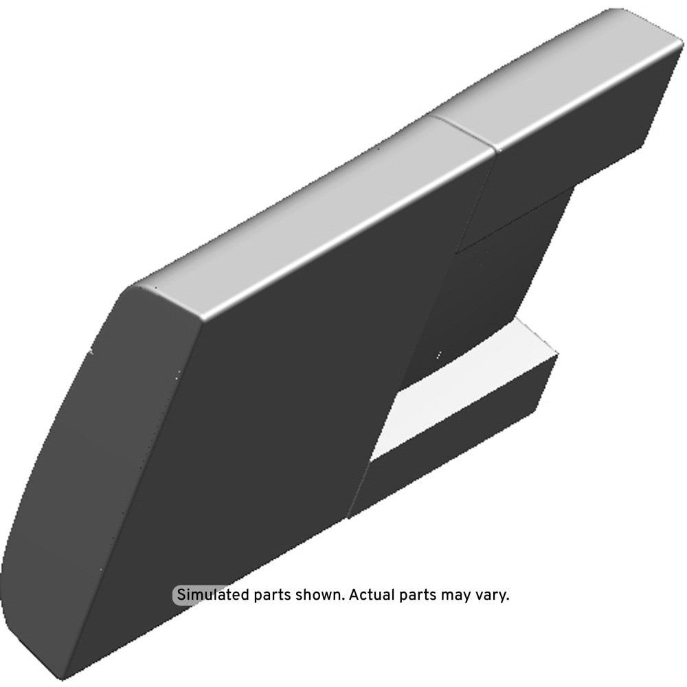 GM Genuine Parts Jet Black Rear Driver Side Seat Back Cover