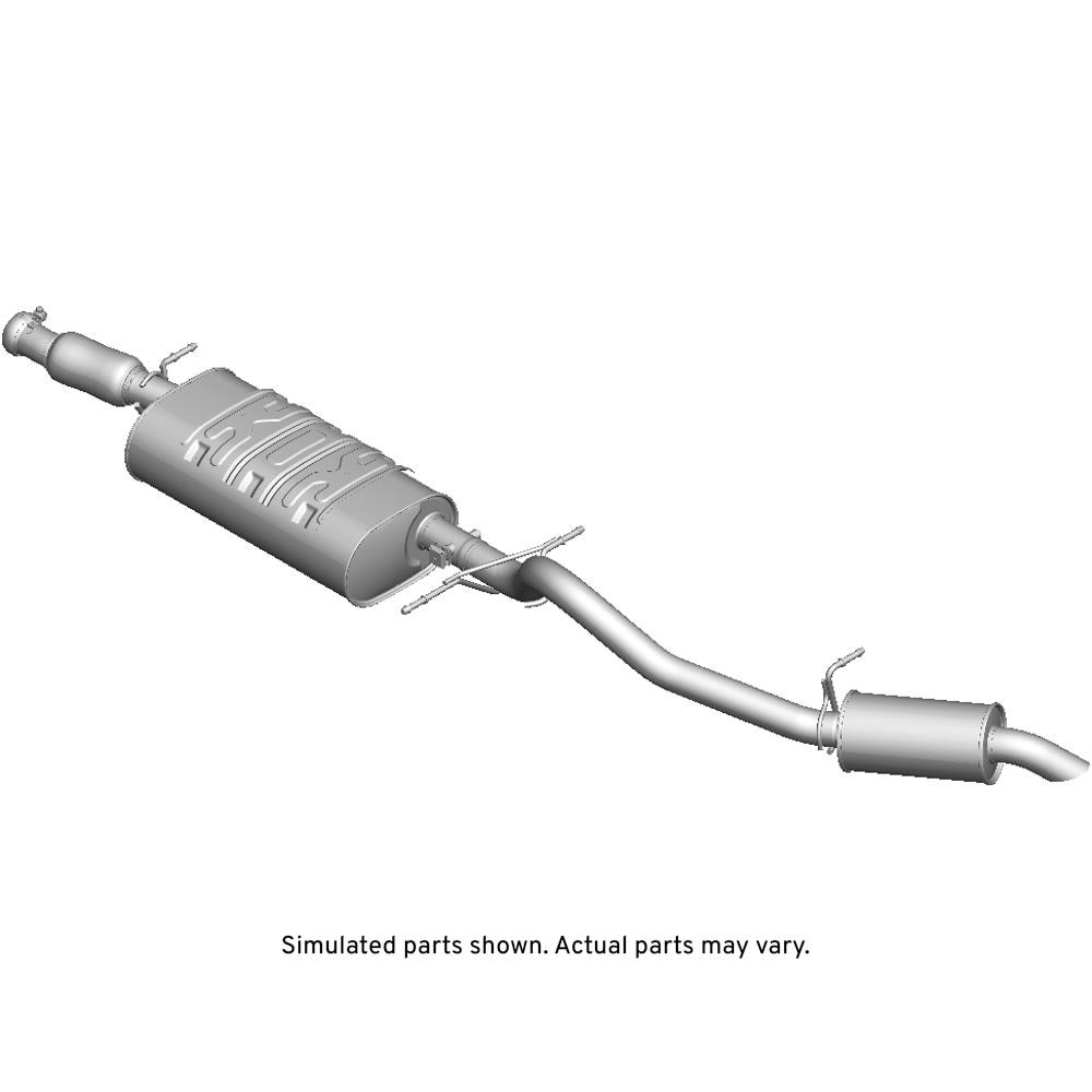 GM Genuine Parts Exhaust Muffler Assembly