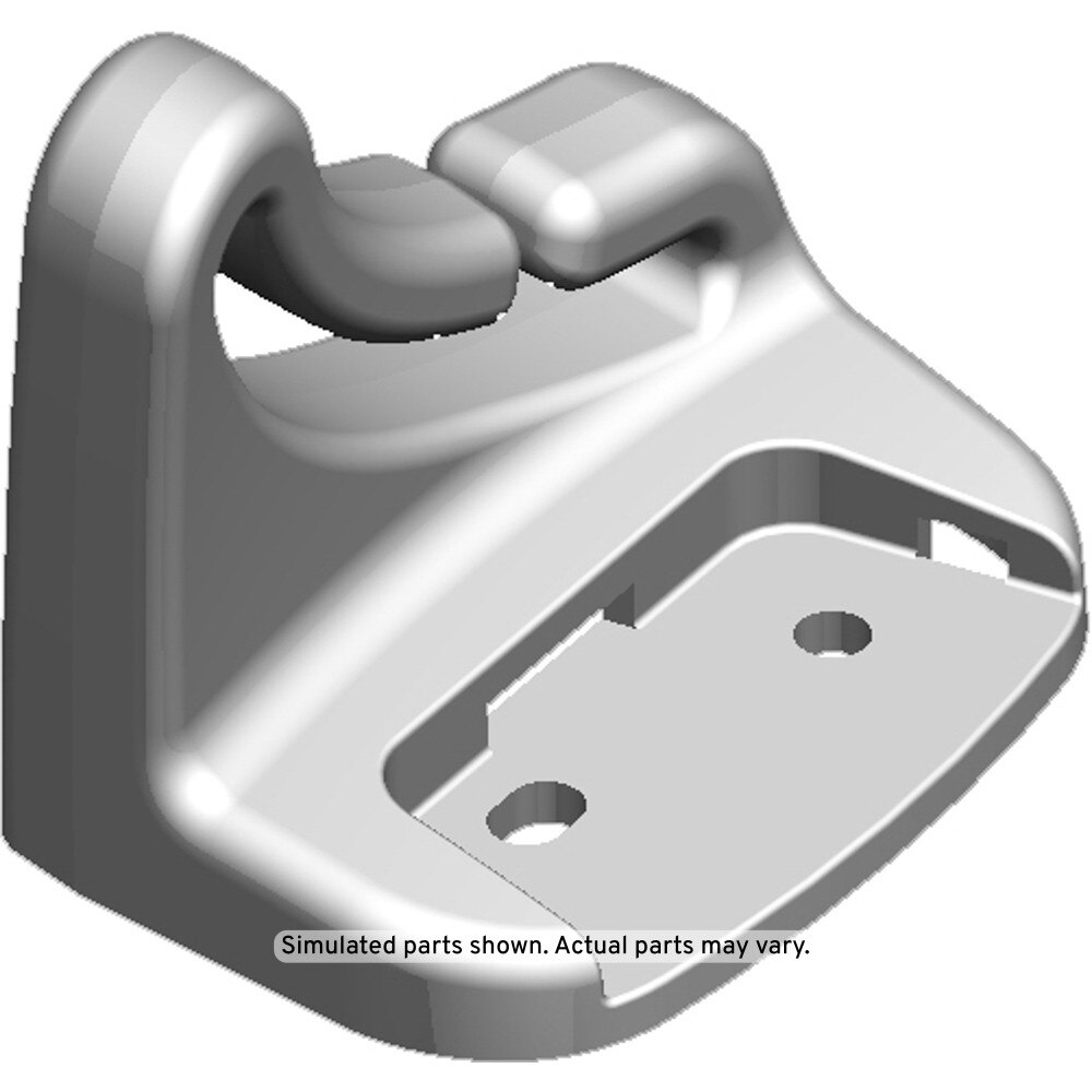 GM Genuine Parts Very Light Platinum Rear Passenger Side Seat Belt Intermediate Guide