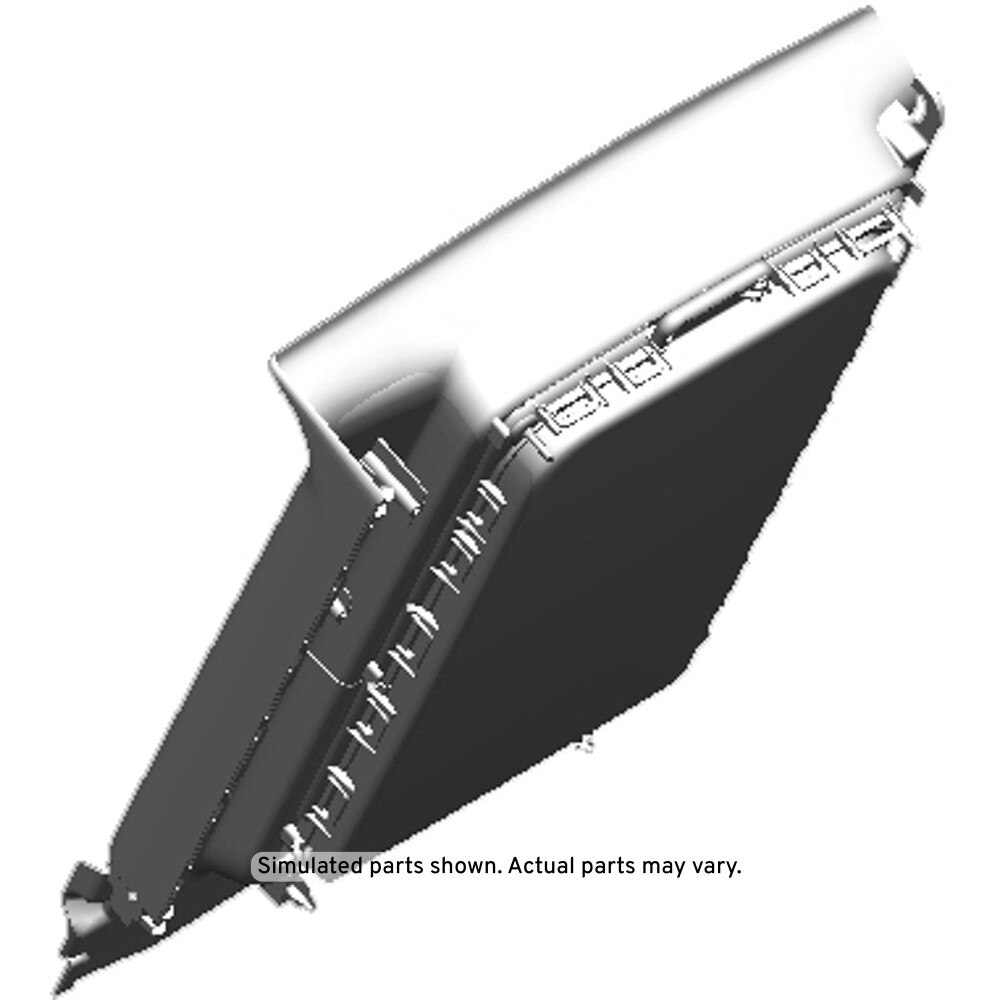 GM Genuine Parts Jet Black Rear Passenger Side Seat Armrest Closeout Panel