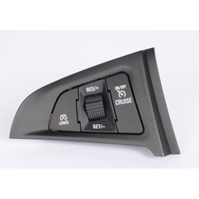 GM Genuine Parts Jet Black and True Red Cruise Control Switch