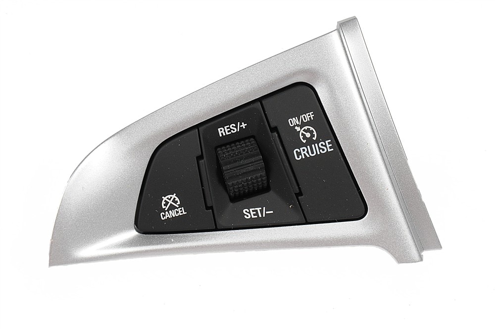 GM Genuine Parts Jet Black and Ice Blue Cruise Control Switch