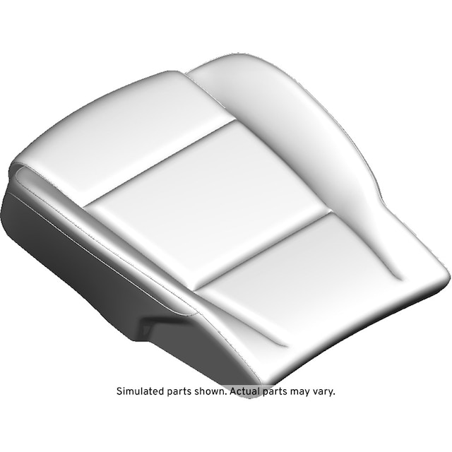 GM Genuine Parts Jet Black Passenger Seat Cushion Cover