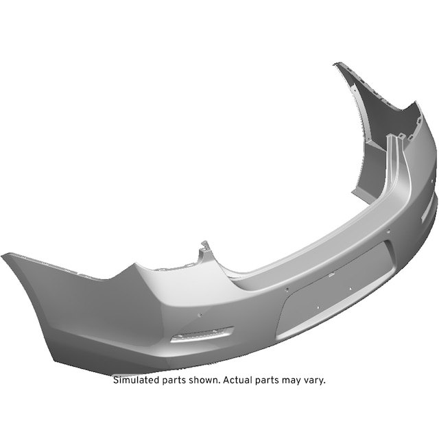 GM Genuine Parts Rear Upper Bumper Cover