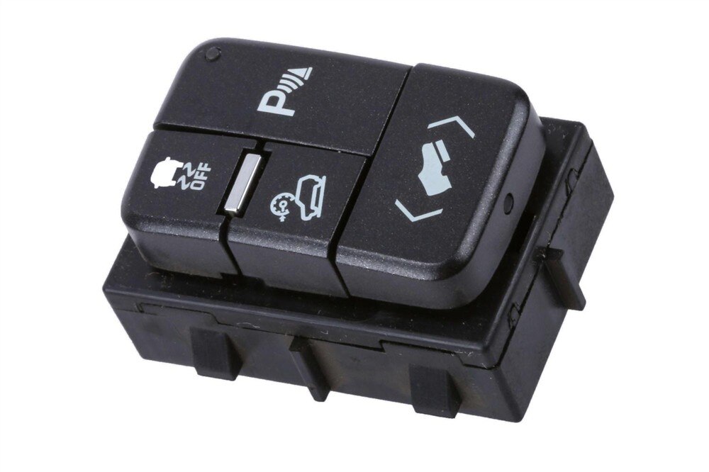 GM Genuine Parts Black Carbon Metallic Vehicle Stability Control System Switch