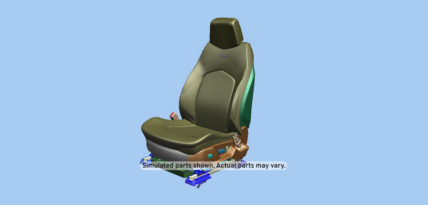 GM Genuine Parts Light Titanium Driver Seat
