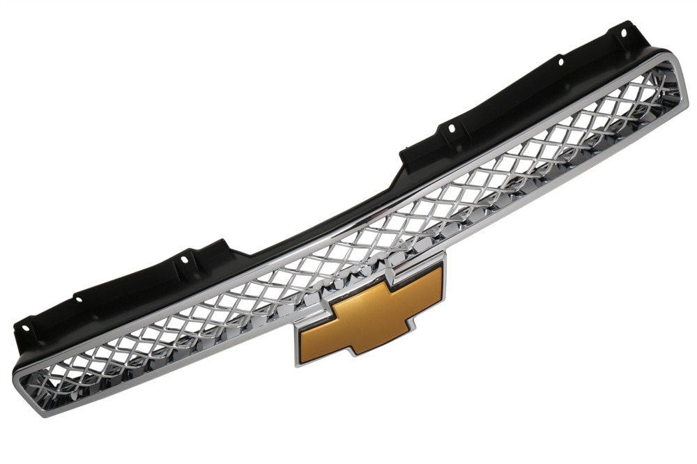 GM Genuine Parts Bright Chrome Grille Assembly with Bowtie Logo