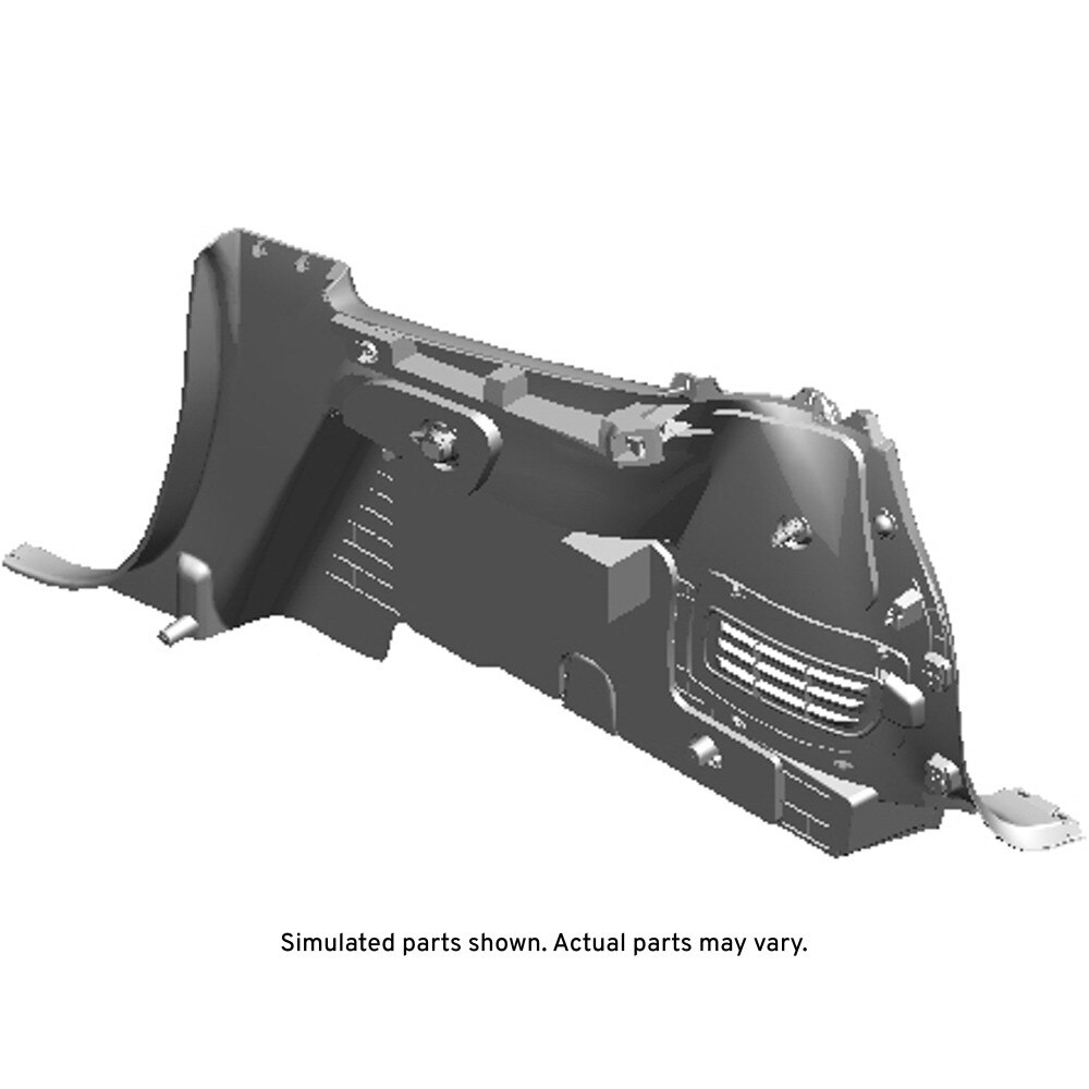 GM Genuine Parts Ebony Driver Side Quarter Lower Rear Trim Panel