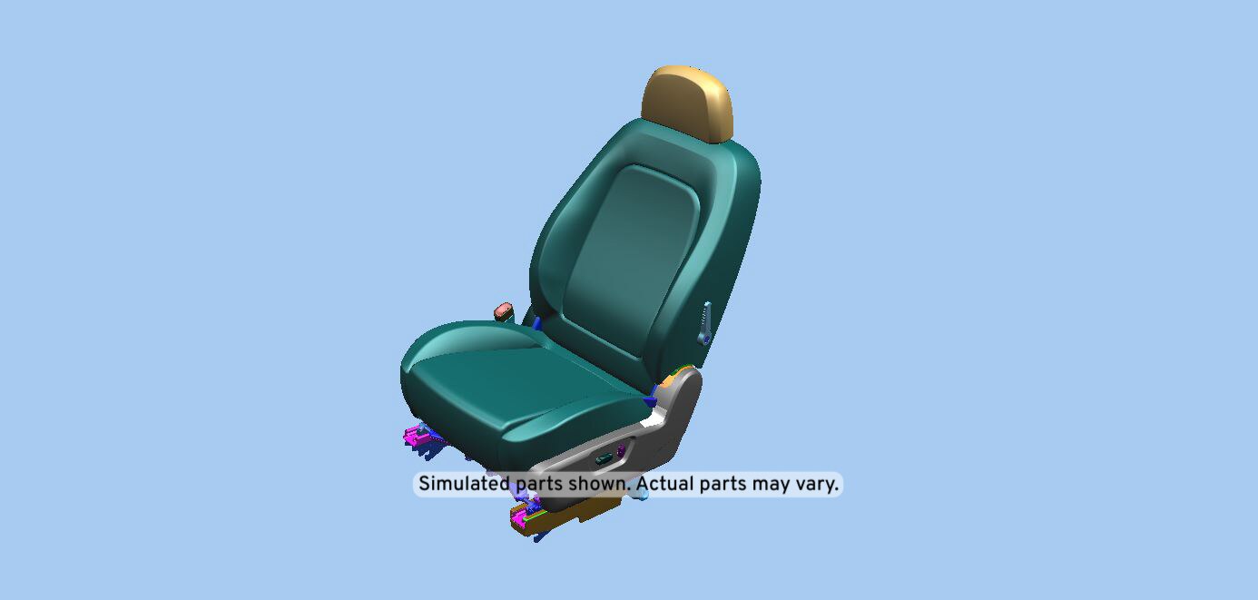 GM Genuine Parts Light Titanium Driver Seat