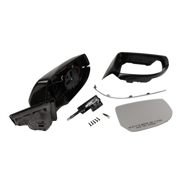 GM Genuine Parts Passenger Side Door Mirror Kit with Housing, Molding, Cover, Bezel, and Bolts