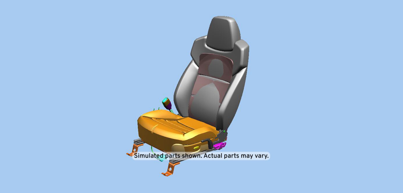 GM Genuine Parts Light Cashmere Driver Seat