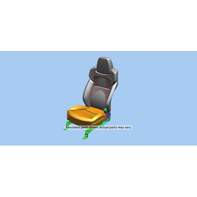 GM Genuine Parts Dark Titanium Passenger Seat