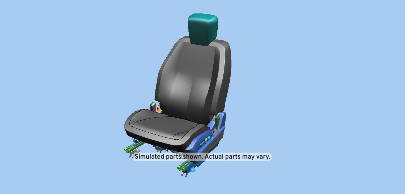 GM Genuine Parts Jet Black Driver Seat