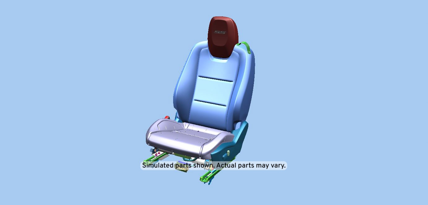 GM Genuine Parts Jet Black Driver Seat