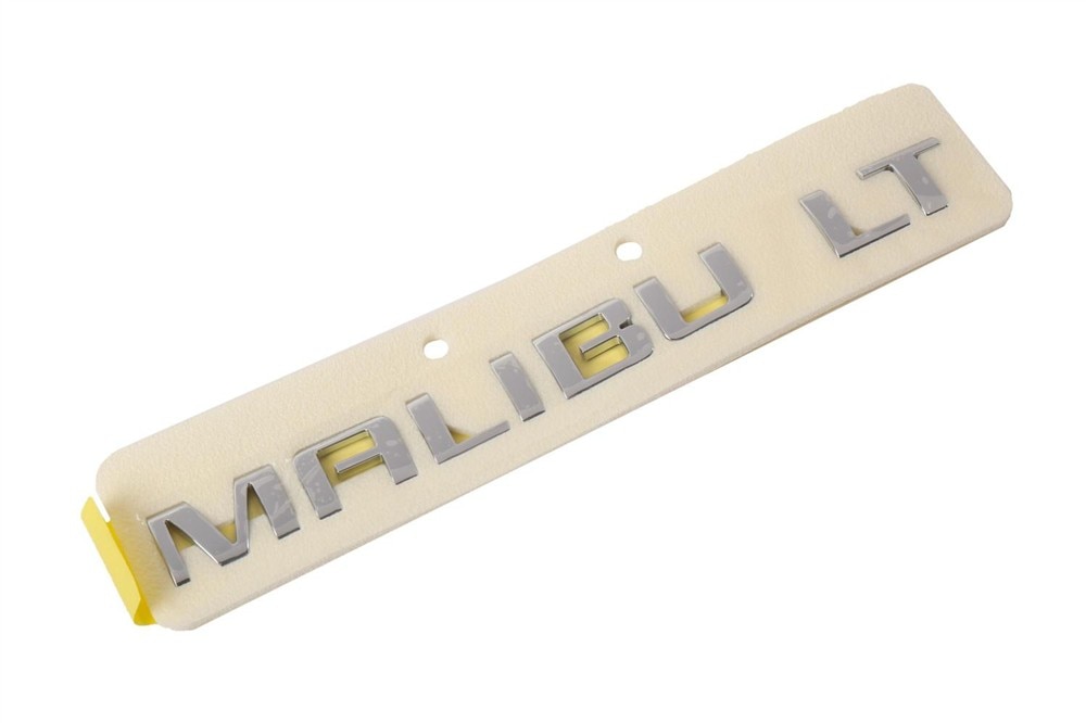 GM Genuine Parts Deck Lid Malibu LT Name Plate