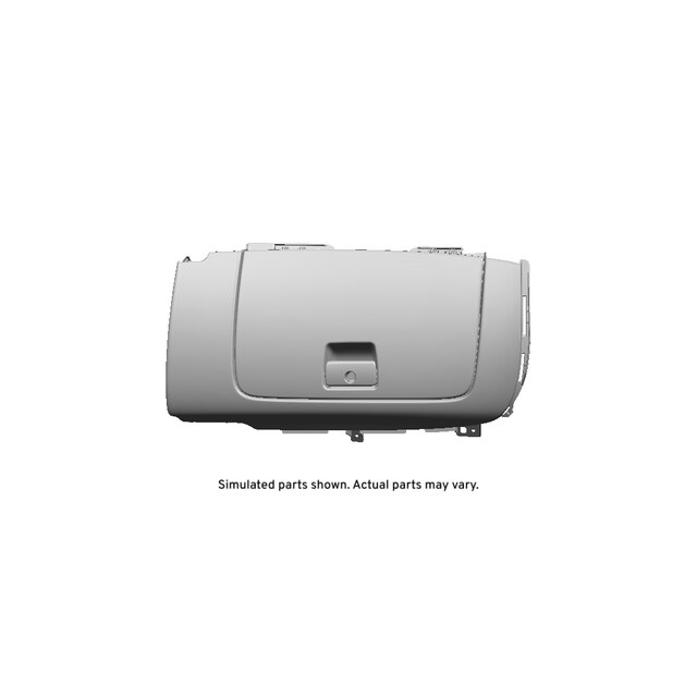 GM Genuine Parts Jet Black Instrument Panel Compartment