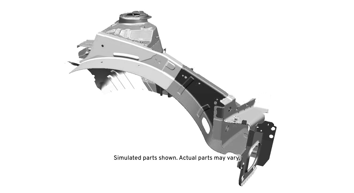 GM Genuine Parts Passenger Side Front Wheelhouse Panel