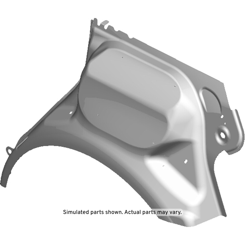 GM Genuine Parts Rear Driver Side Wheelhouse Outer Panel