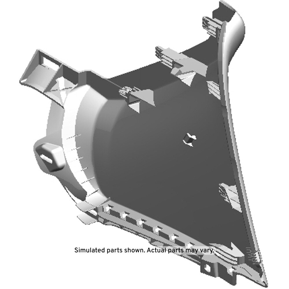 GM Genuine Parts Cocoa Passenger Side Instrument Panel Extension Trim Panel