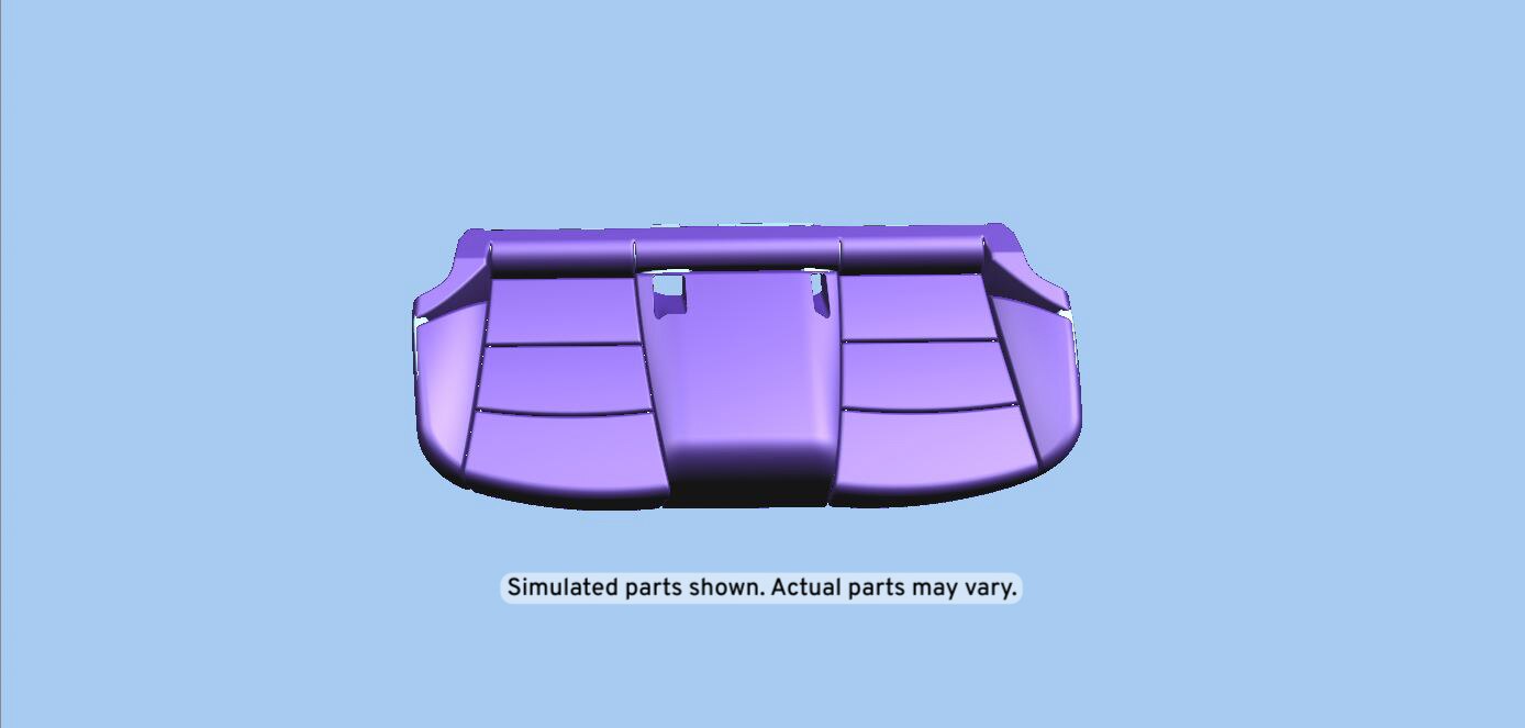 GM Genuine Parts Jet Black Rear Seat Cushion