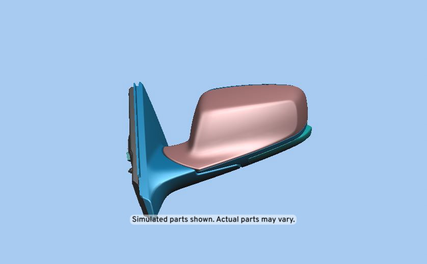 GM Genuine Parts Primed Driver Side Mirror